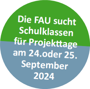 Die Fau sucht Schluklassen für Projekttage am 24. oder 25. September 2024